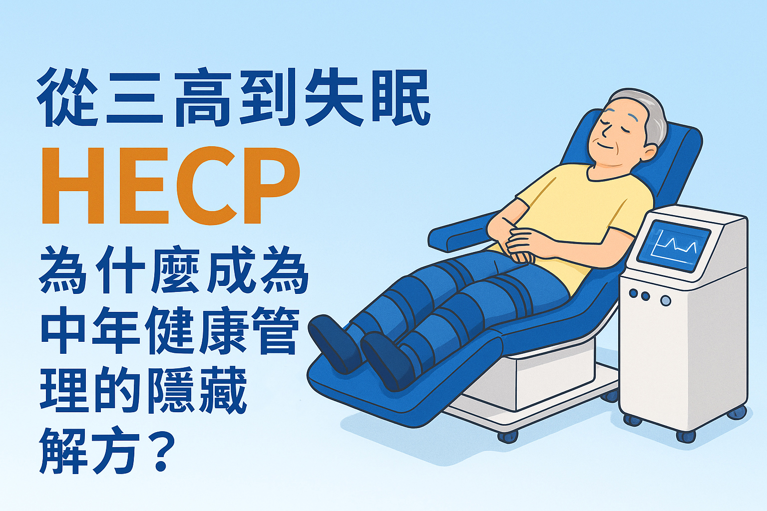 從三高到失眠，HECP為什麼成為中年健康管理的隱藏解方？