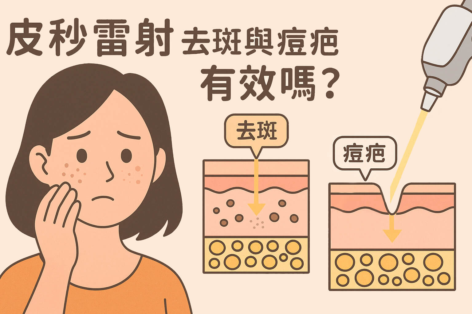 皮秒雷射懶人包｜改善斑點、毛孔、膚色暗沉一次搞懂