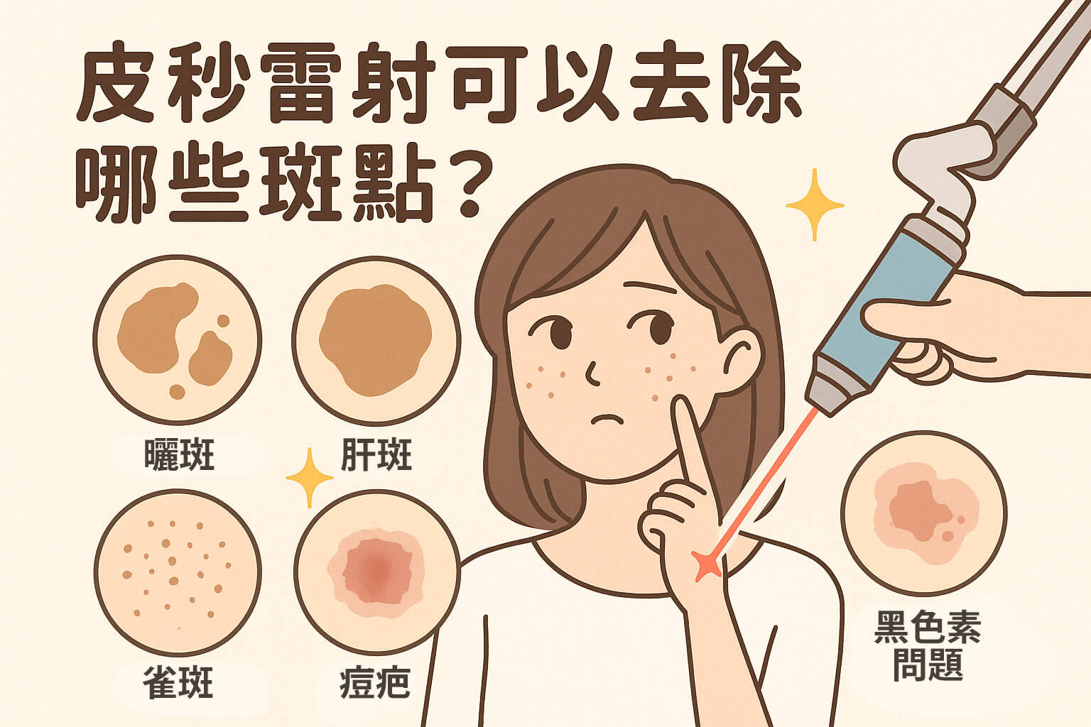 皮秒雷射可以去除哪些斑點？