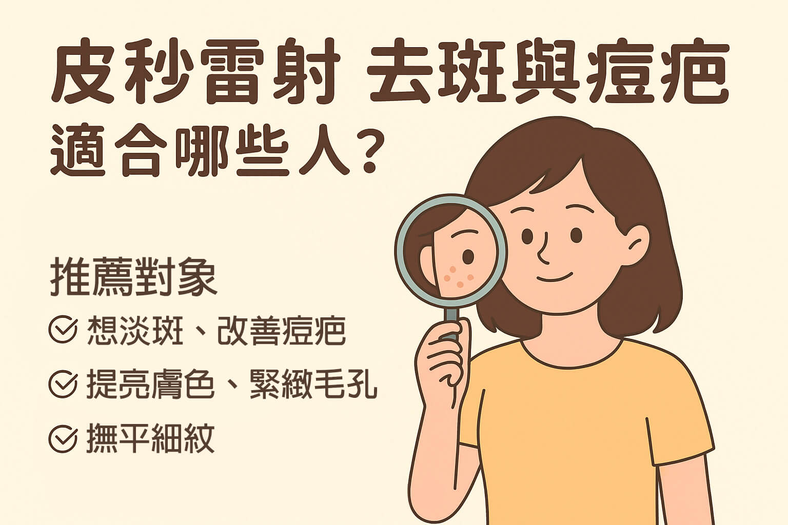 皮秒雷射懶人包｜改善斑點、毛孔、膚色暗沉一次搞懂