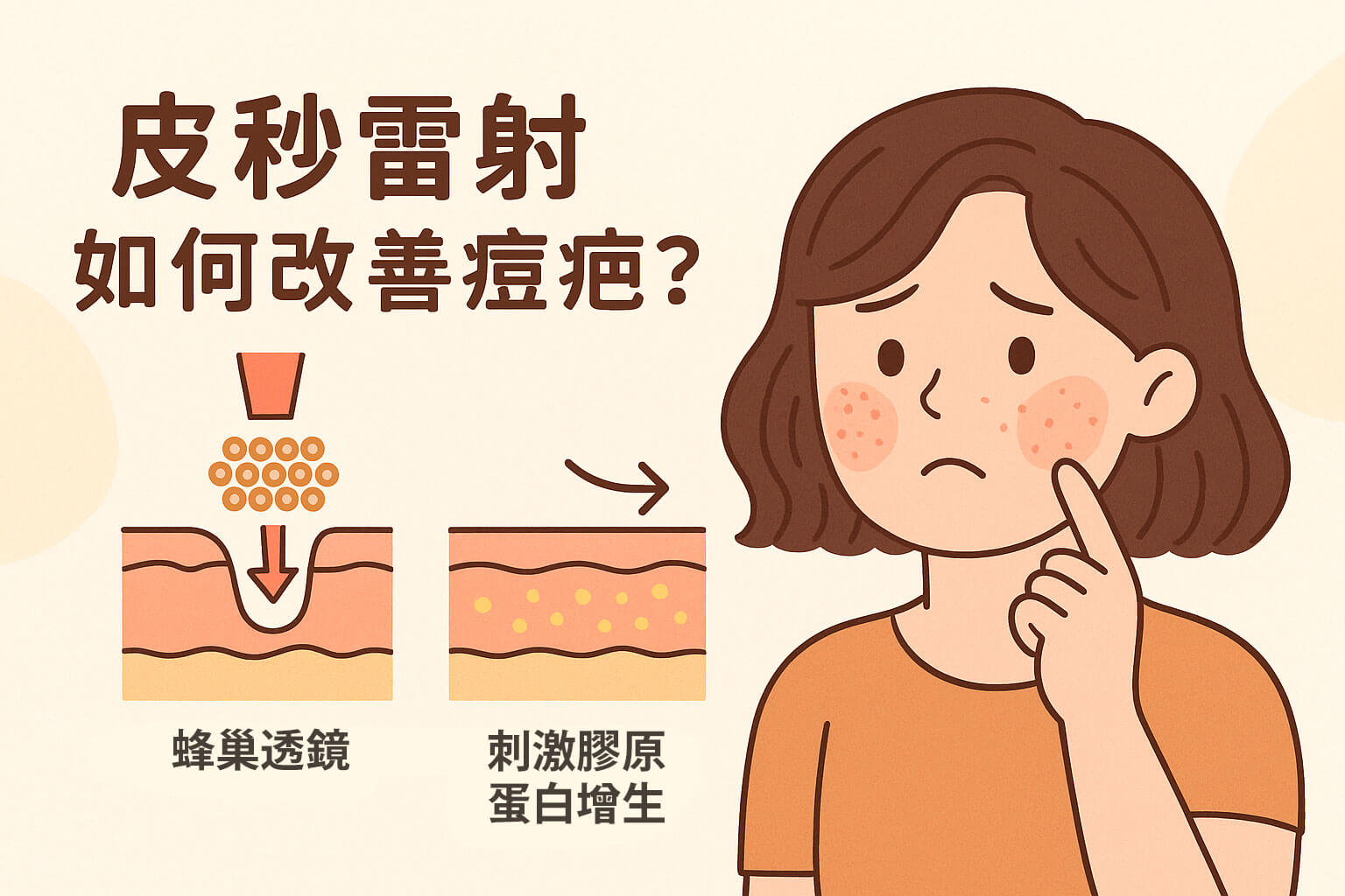 皮秒雷射如何改善痘疤？